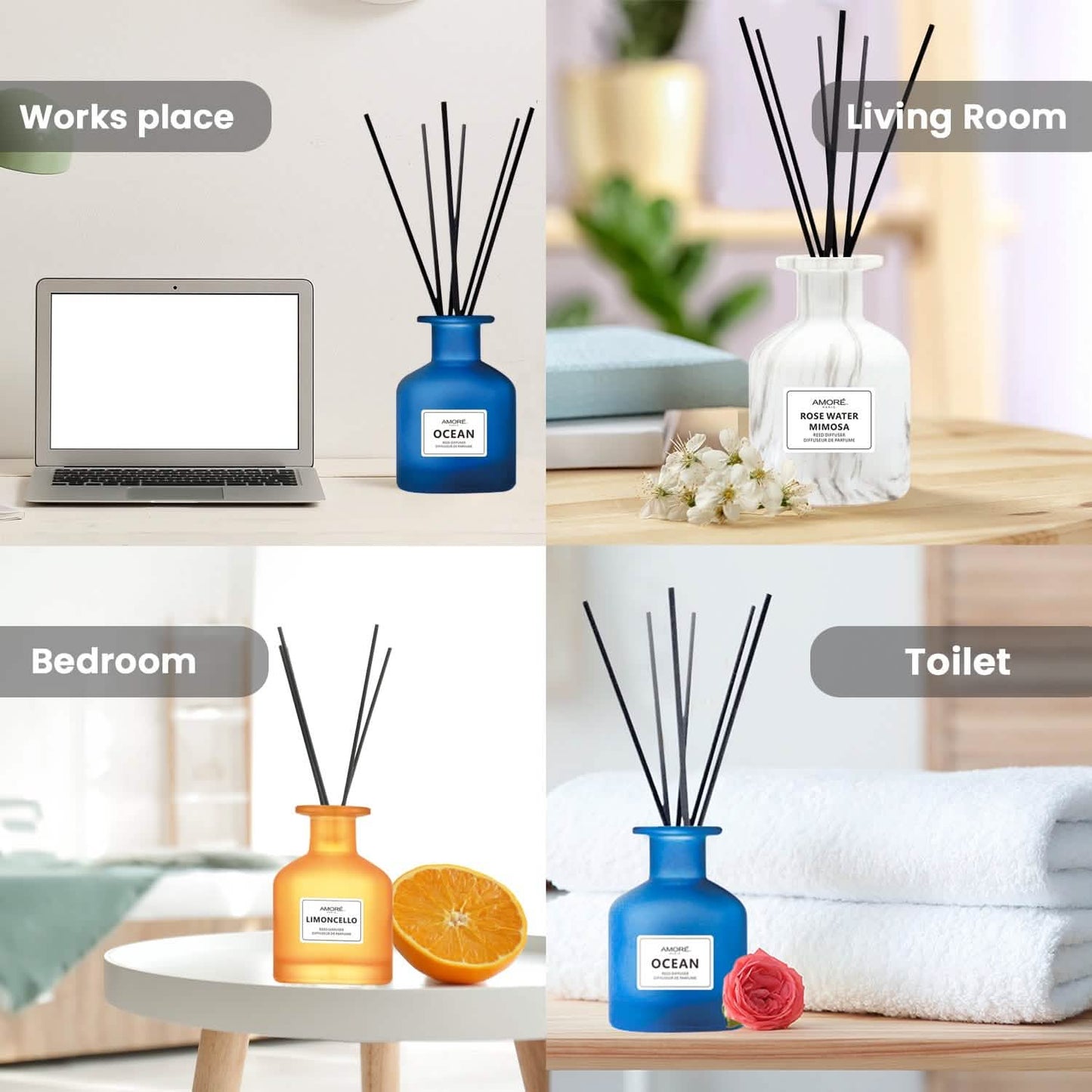 Premium Reed Diffusers And Air Freshener For Aesthetic Home Decor DailySale
