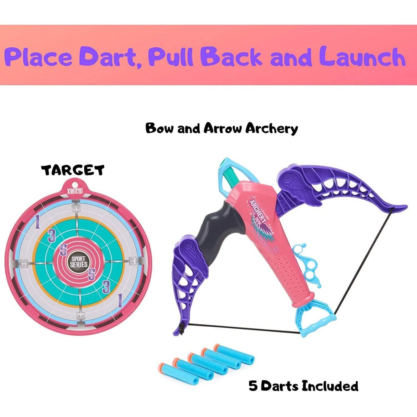 Pro Star Mini Archery Bow with Target Set DailySale