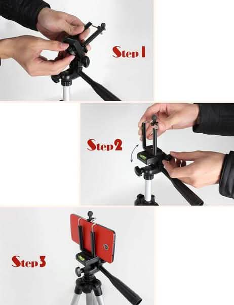 Professional Folding Camera Tripod Stand Holder for CellPhone DailySale