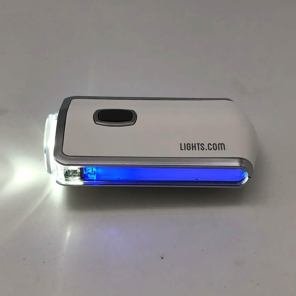 Prospect Park Compact Super Bright LED Bike Light with Blue Side Warning Lights DailySale