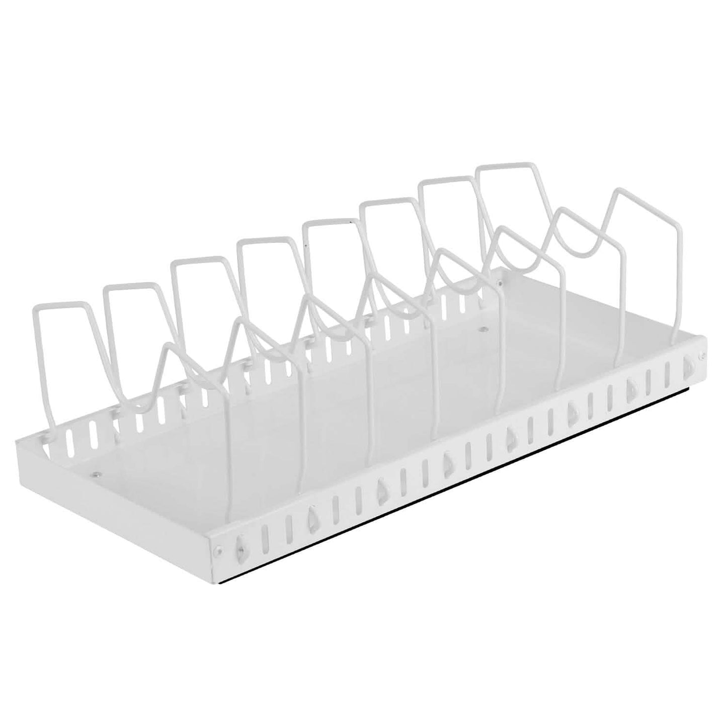 Pull Out Pots and Pans Organizer with 8 Adjustable Dividers DailySale
