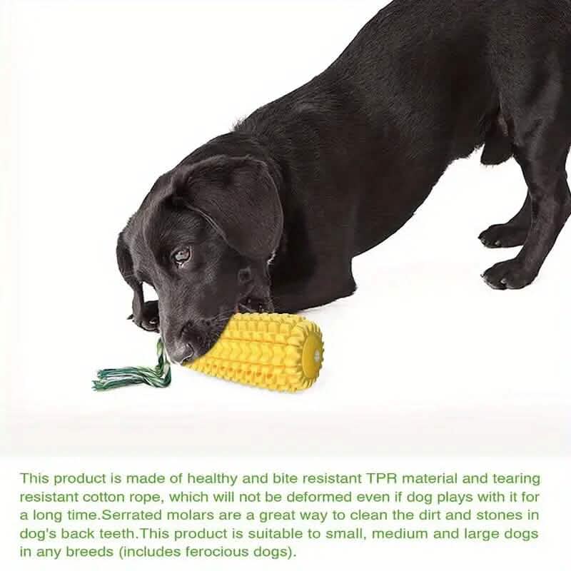 Puppy Dog Teeth Chew Squeaky Interactive Corn Toy DailySale