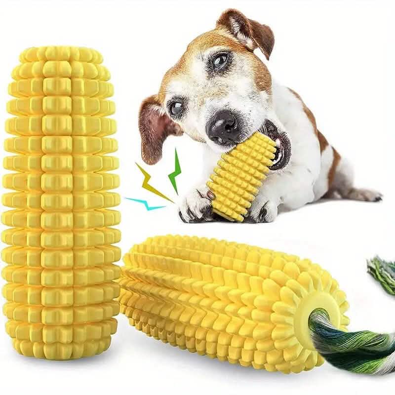 Puppy Dog Teeth Chew Squeaky Interactive Corn Toy DailySale