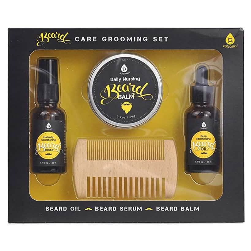 Pursonic Beard Care Grooming Set DailySale