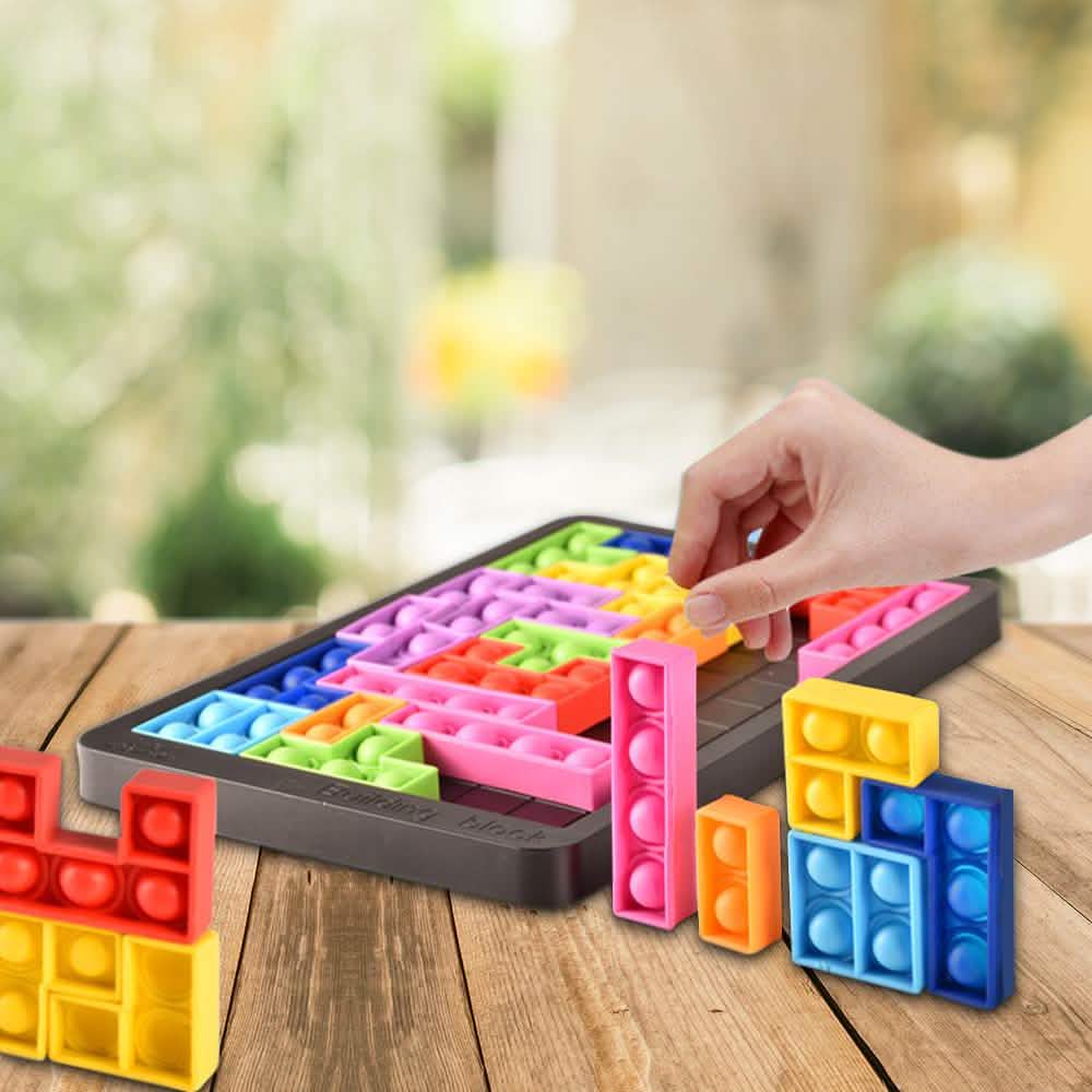 Push POP Anti-Stress Tetris Game DailySale