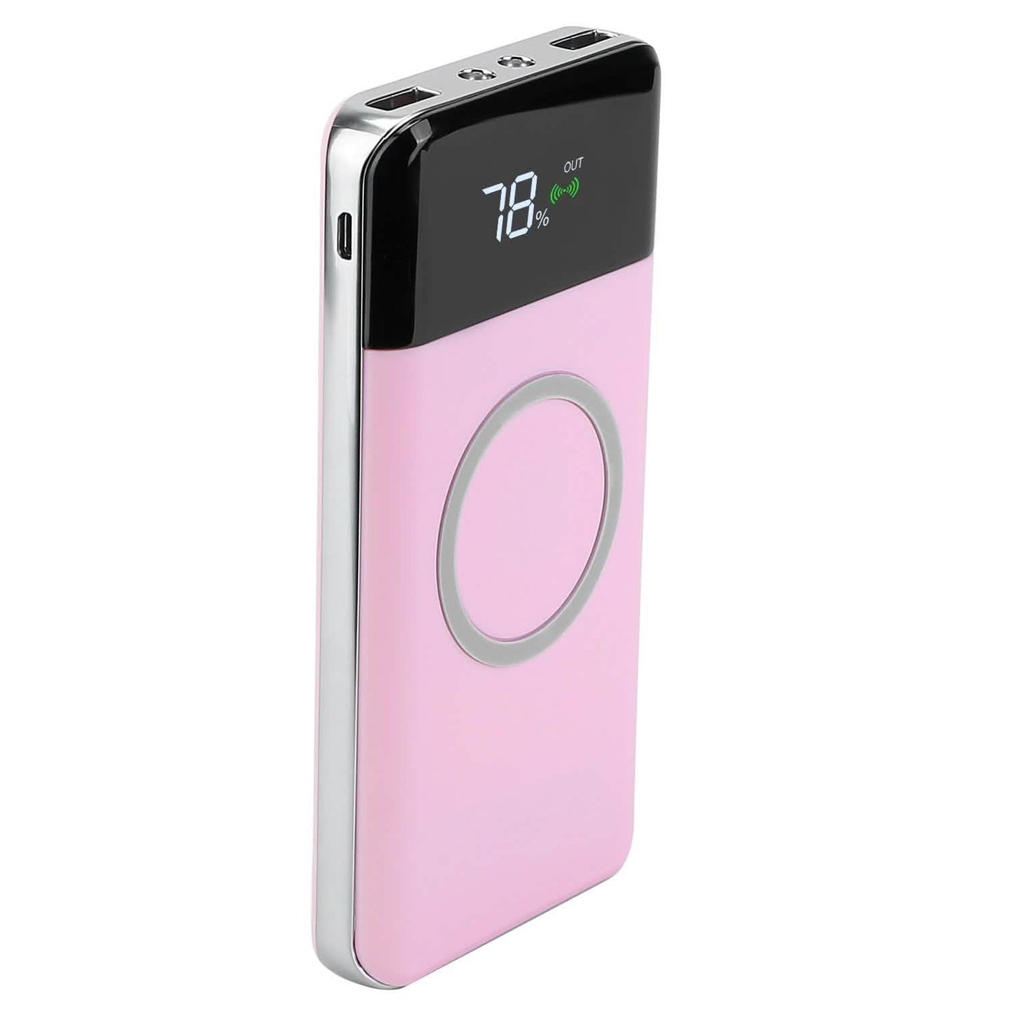 Qi Wireless Station 10000mAh Powerbank with 4 Modes Flashlight DailySale