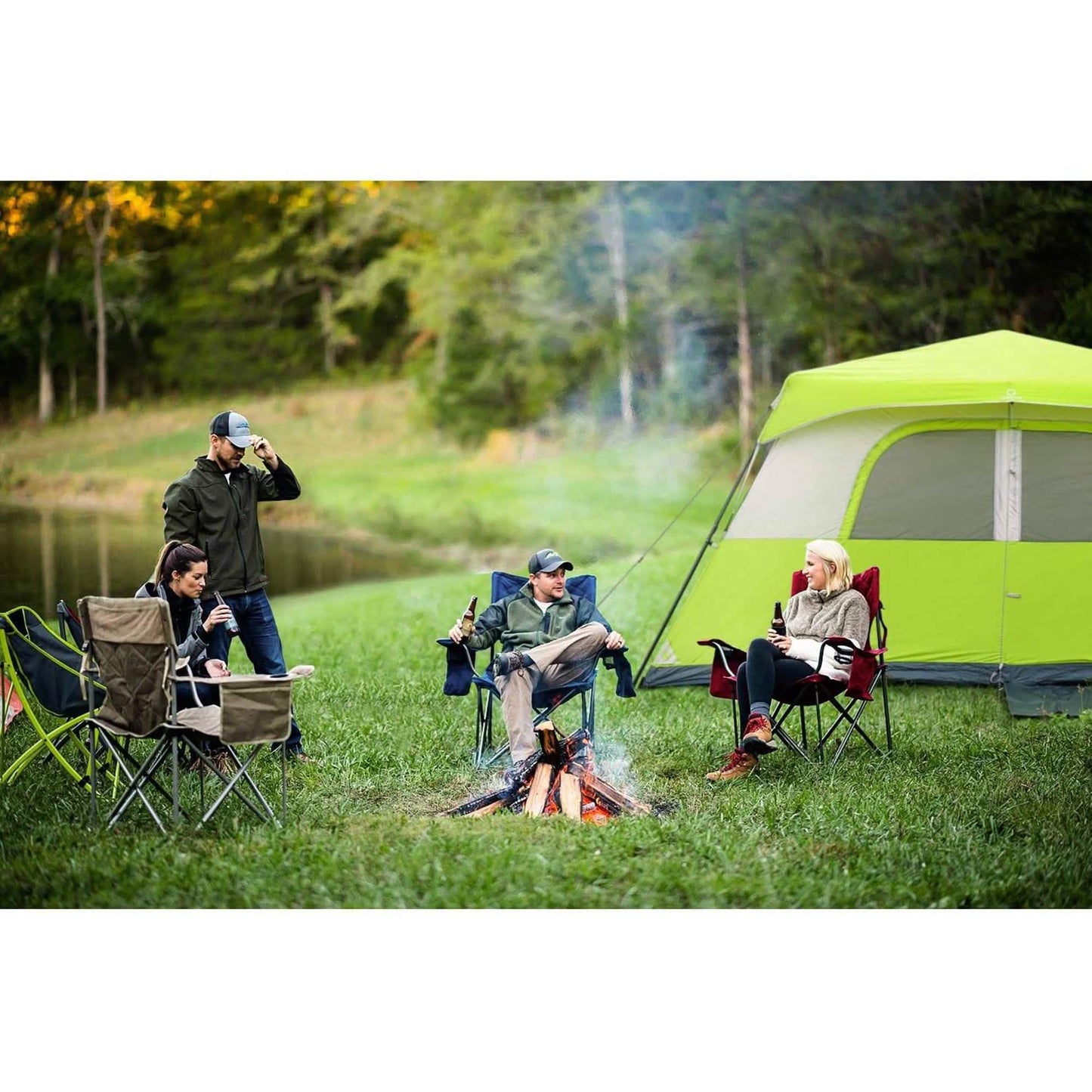 8 Person Camping Tent, 60 Seconds Set up Waterproof Tent DailySale