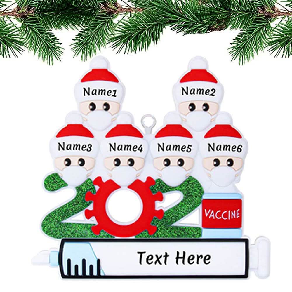 Quarantine Special Family Christmas Ornaments Personalized Gifts DailySale