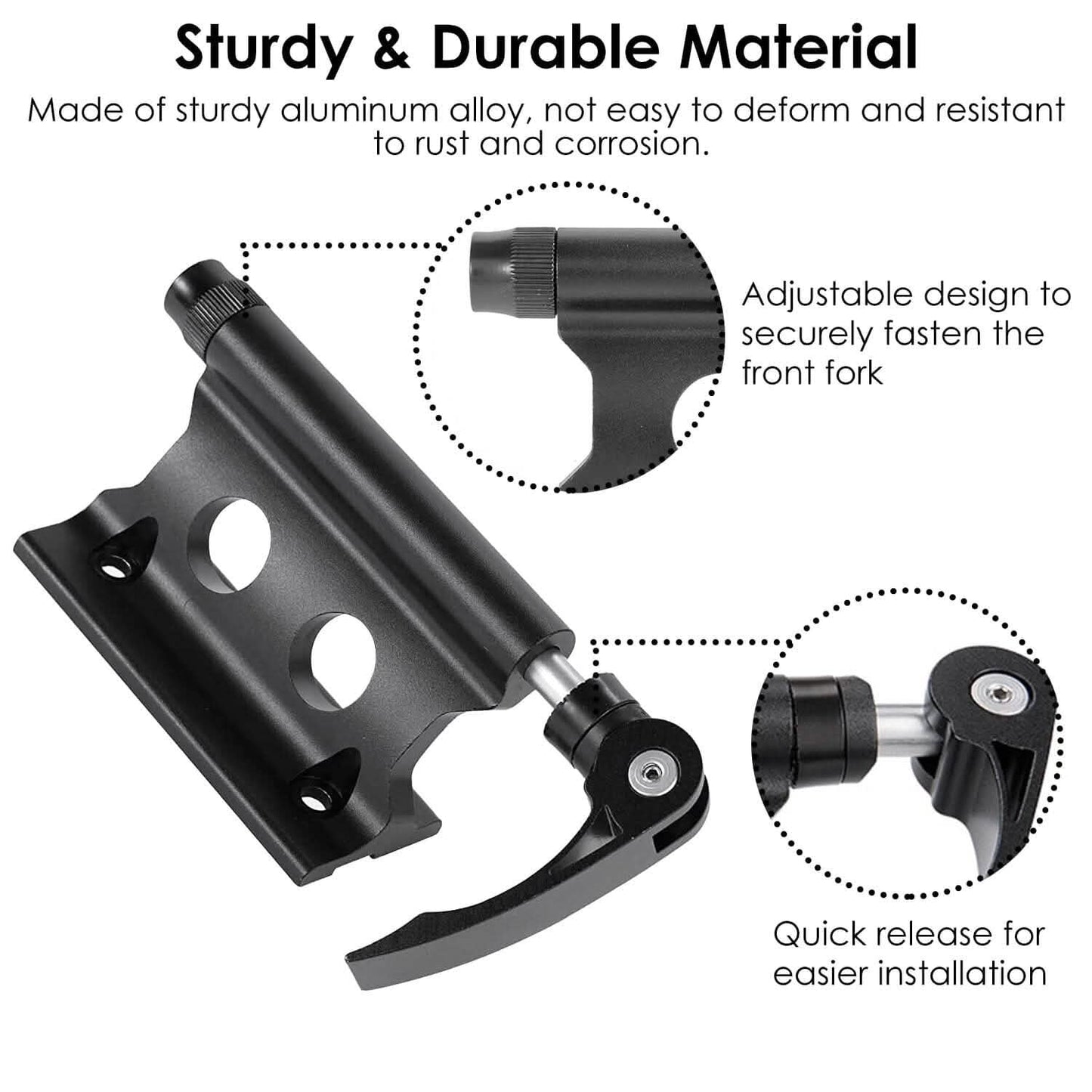 Quick Release Bike Fork Block Mount Rack for Car Roof DailySale