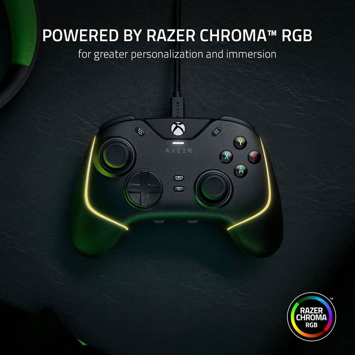 Razer Wolverine V2 Chroma Wired Gaming Pro Controller for Xbox Series X|S, Xbox One, PC (Refurbished) DailySale