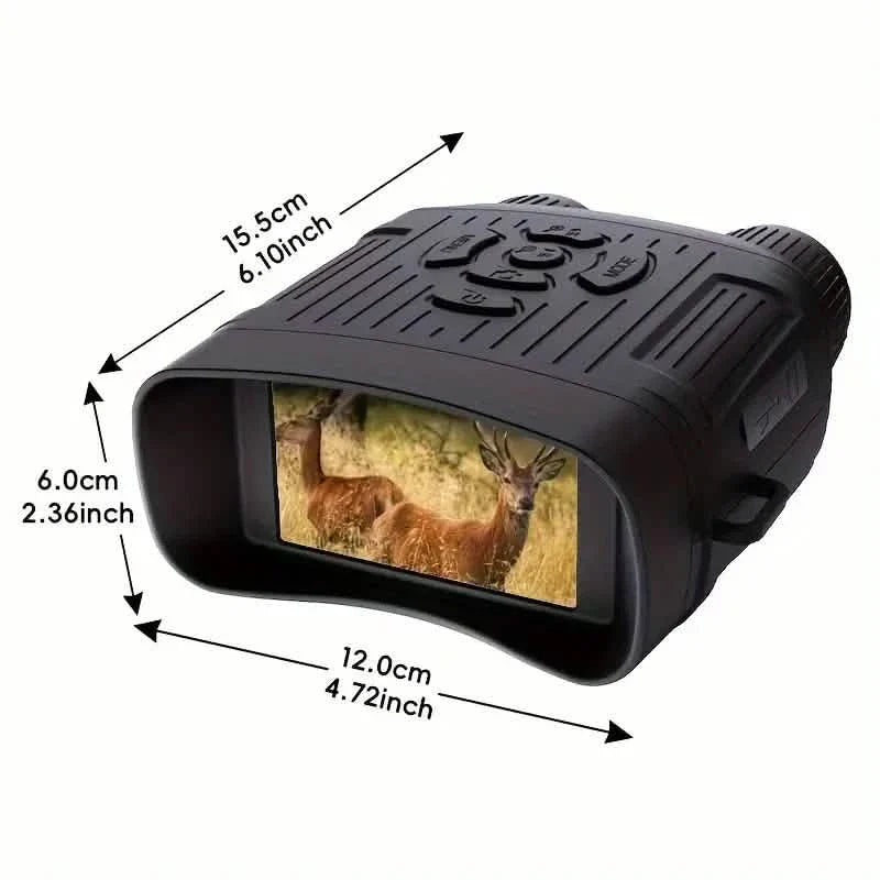 Rechargeable Infrared Night Vision Goggles 10X Digital Zoom with 3'' Screen DailySale
