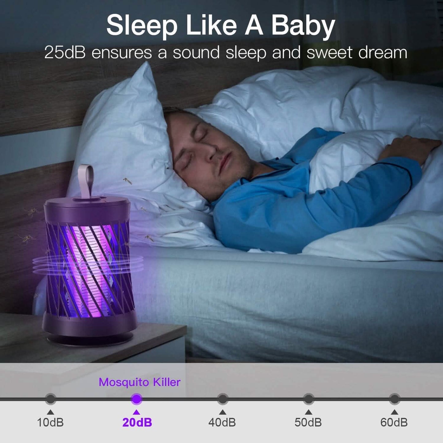 Rechargeable Mosquito Killer Lamp with Night Light DailySale