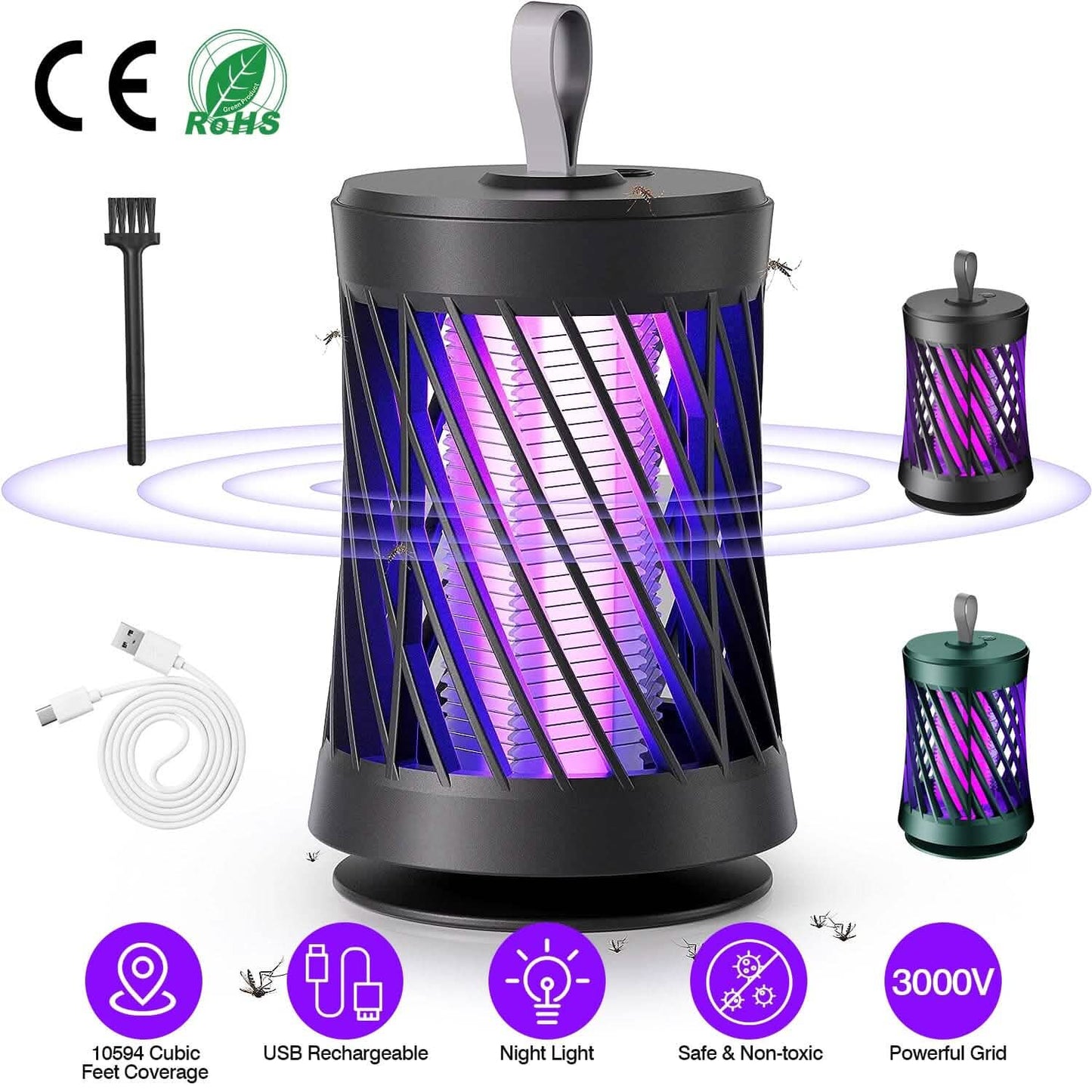 Rechargeable Mosquito Killer Lamp with Night Light DailySale