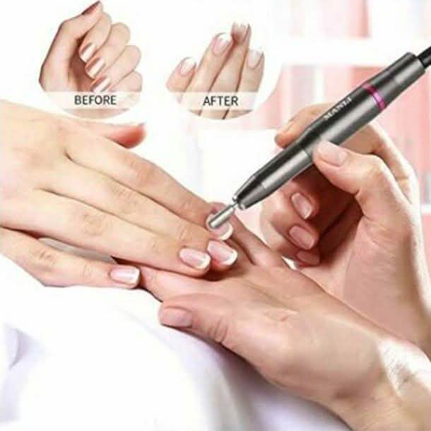 Rechargeable Nail Drill Kit with 2000mAh Phone Power Bank DailySale