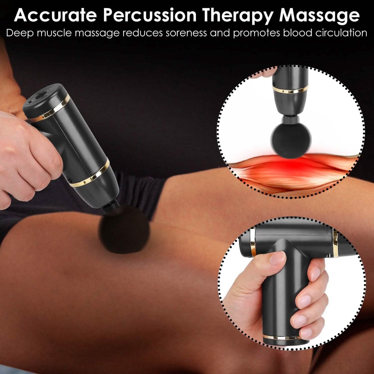 Rechargeable Percussion Massage Gun DailySale