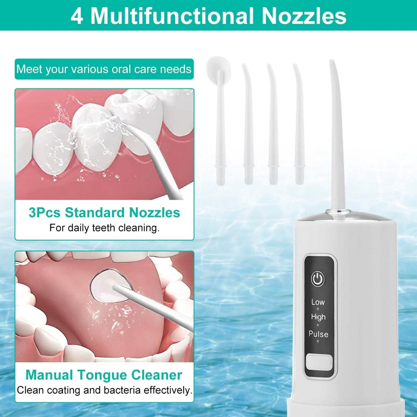 Rechargeable Portable Water Flosser DailySale