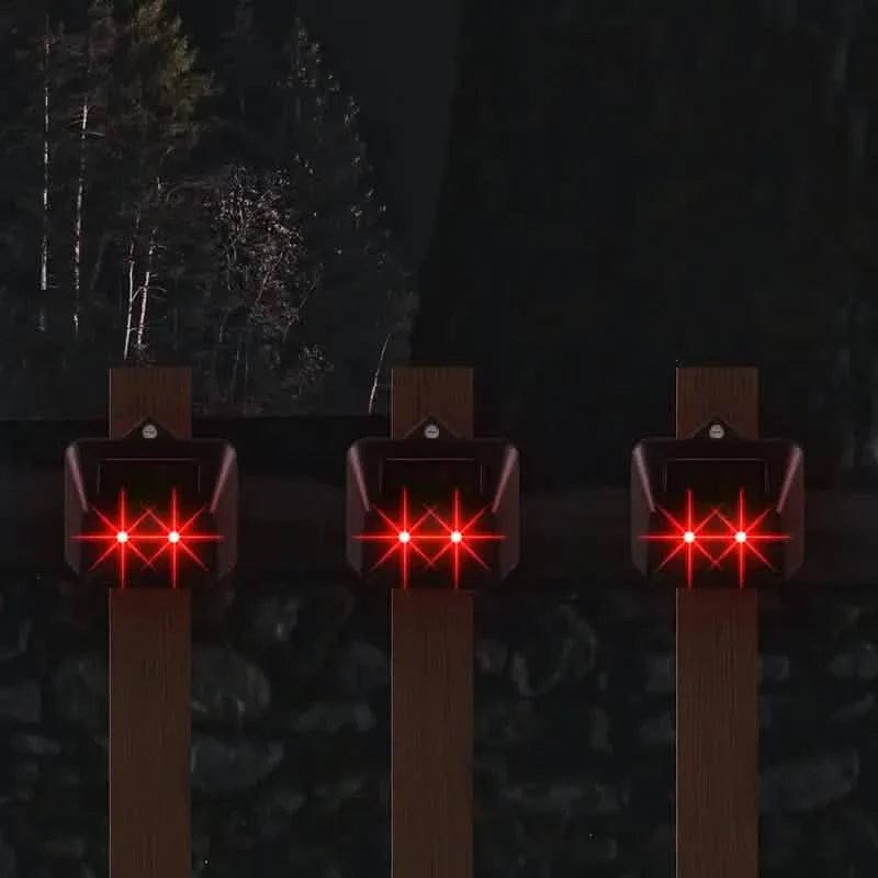 Red LED Light Waterproof Predator Repellent for Gardens DailySale