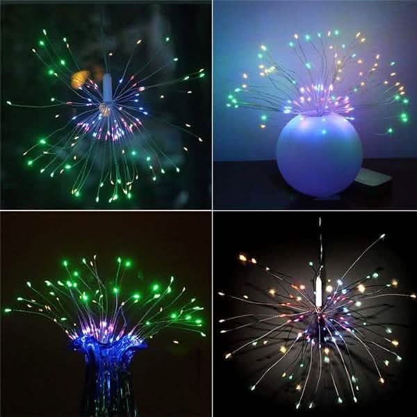 Remote Control Waterproof Christmas Fireworks LED String Lights DailySale