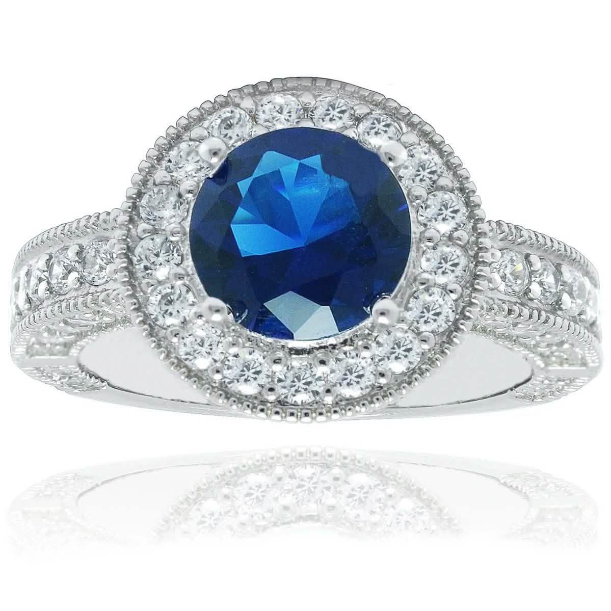 Round Halo Colored Rings DailySale