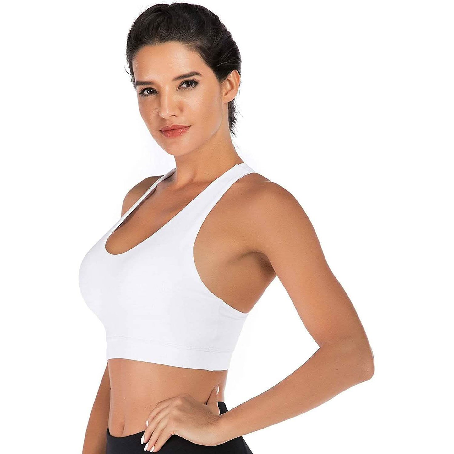 RUNNING GIRL Criss-Cross Back Padded Strappy Sports Bra DailySale