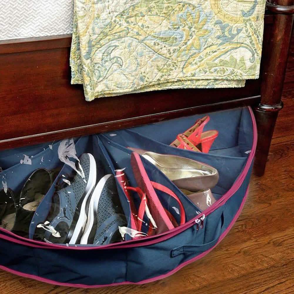 12-Compartment Round Shoe Organizer DailySale