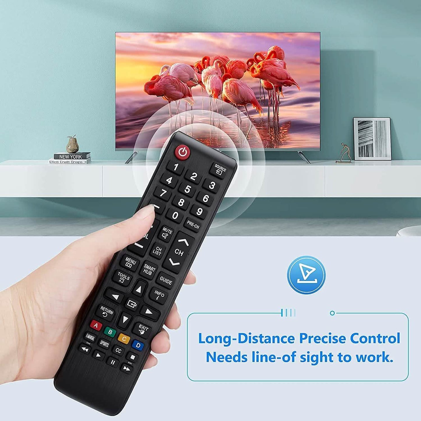 Samsung-TV-Remote for All Samsung LCD LED HDTV 3D Smart TVs Models DailySale