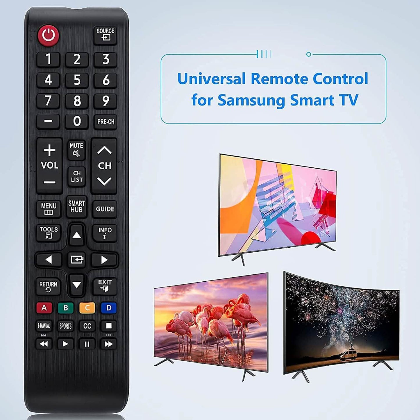 Samsung-TV-Remote for All Samsung LCD LED HDTV 3D Smart TVs Models DailySale
