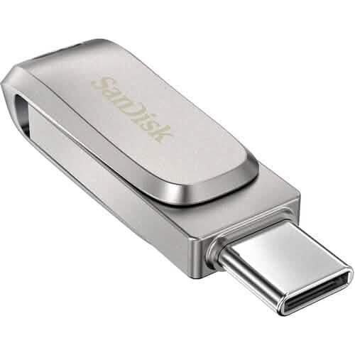SanDisk 512GB Ultra Dual Drive Luxe USB 3.1 Flash Drive (USB Type-C / Type-A) (Refurbished) DailySale