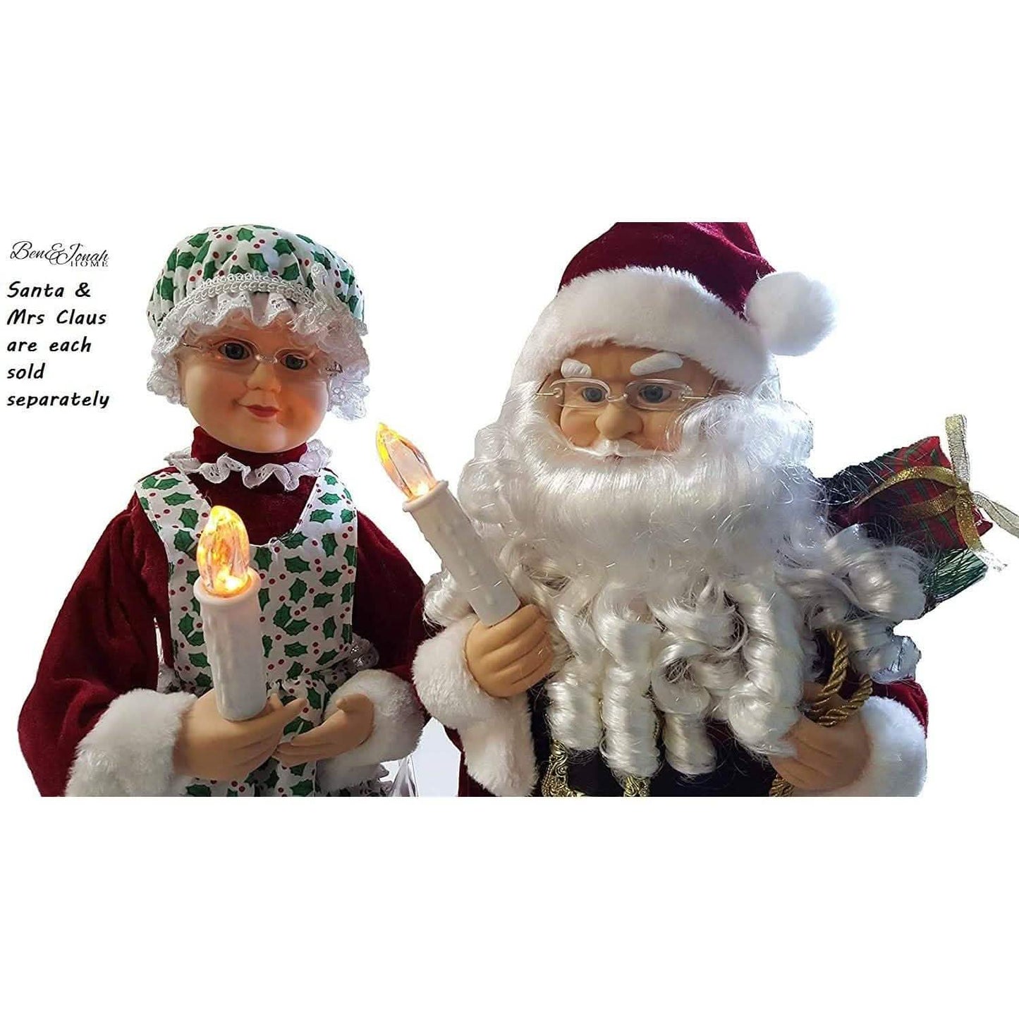 Santa's Workshop Collection 24" Animated Christmas Holiday Figurines DailySale