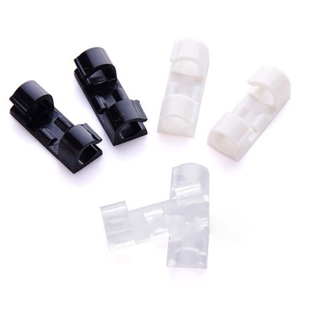 Self-Adhesive Wire Organizer Line Cable Plastic Clips DailySale
