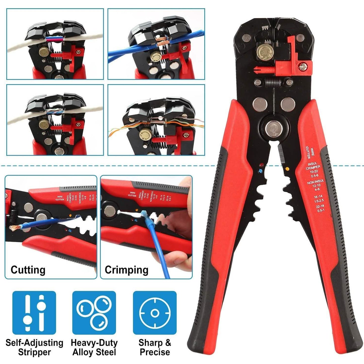 Self-Adjusting Multifunctional Wire Stripper DailySale