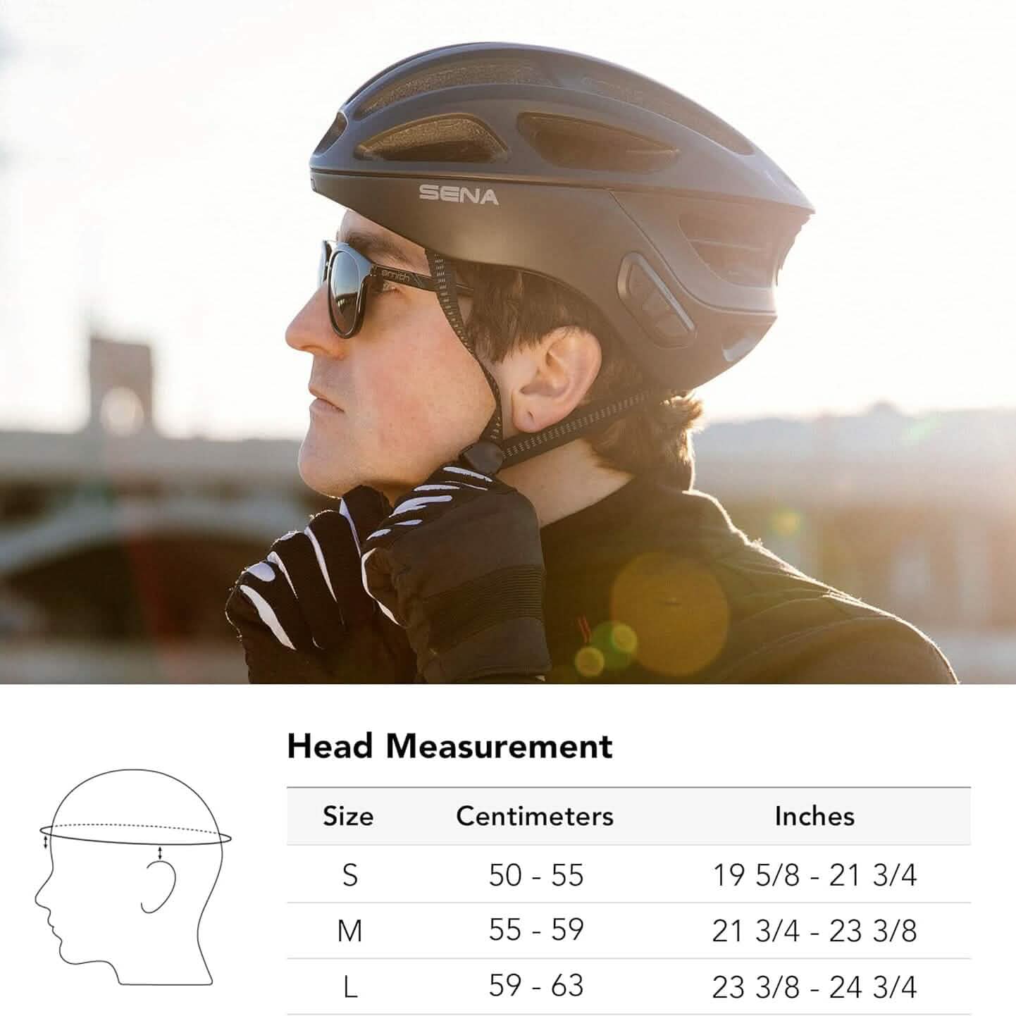 Sena R1 / R1 EVO Smart Communications Cycling Helmet (Refurbished) DailySale