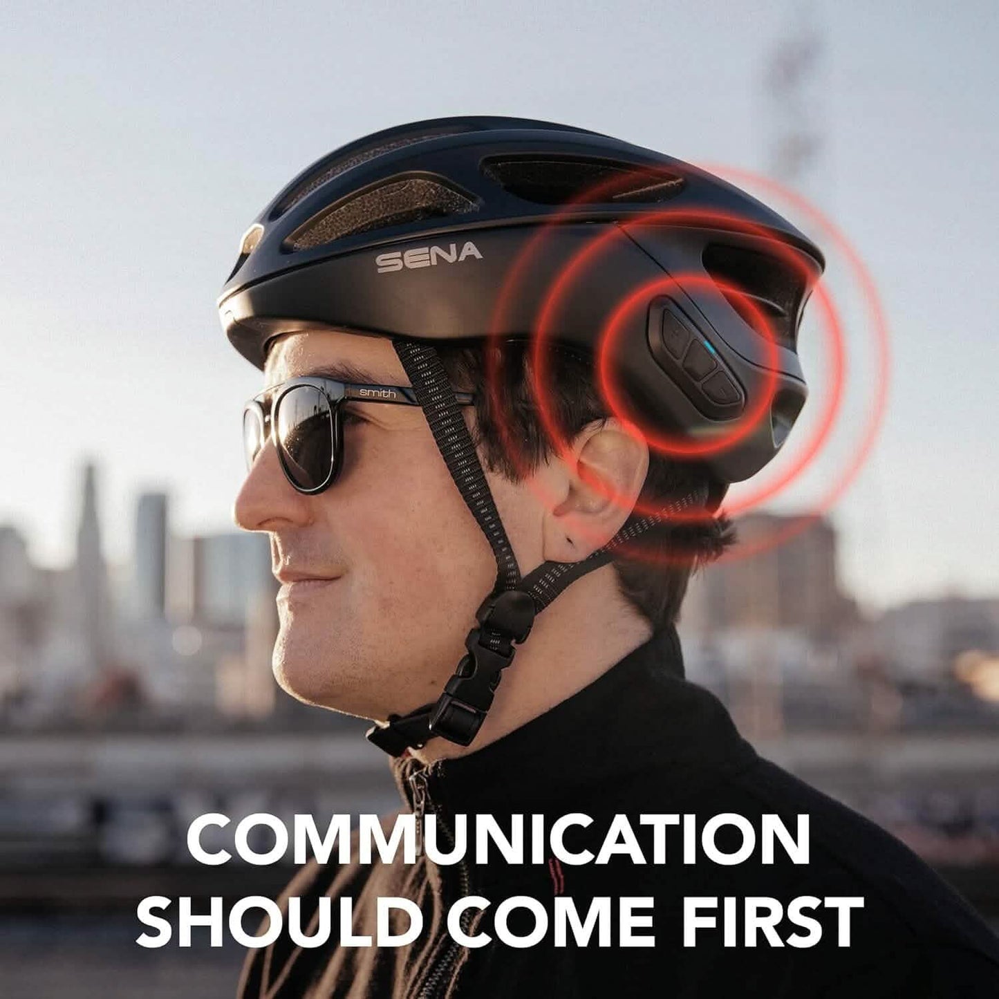 Sena R1 / R1 EVO Smart Communications Cycling Helmet (Refurbished) DailySale