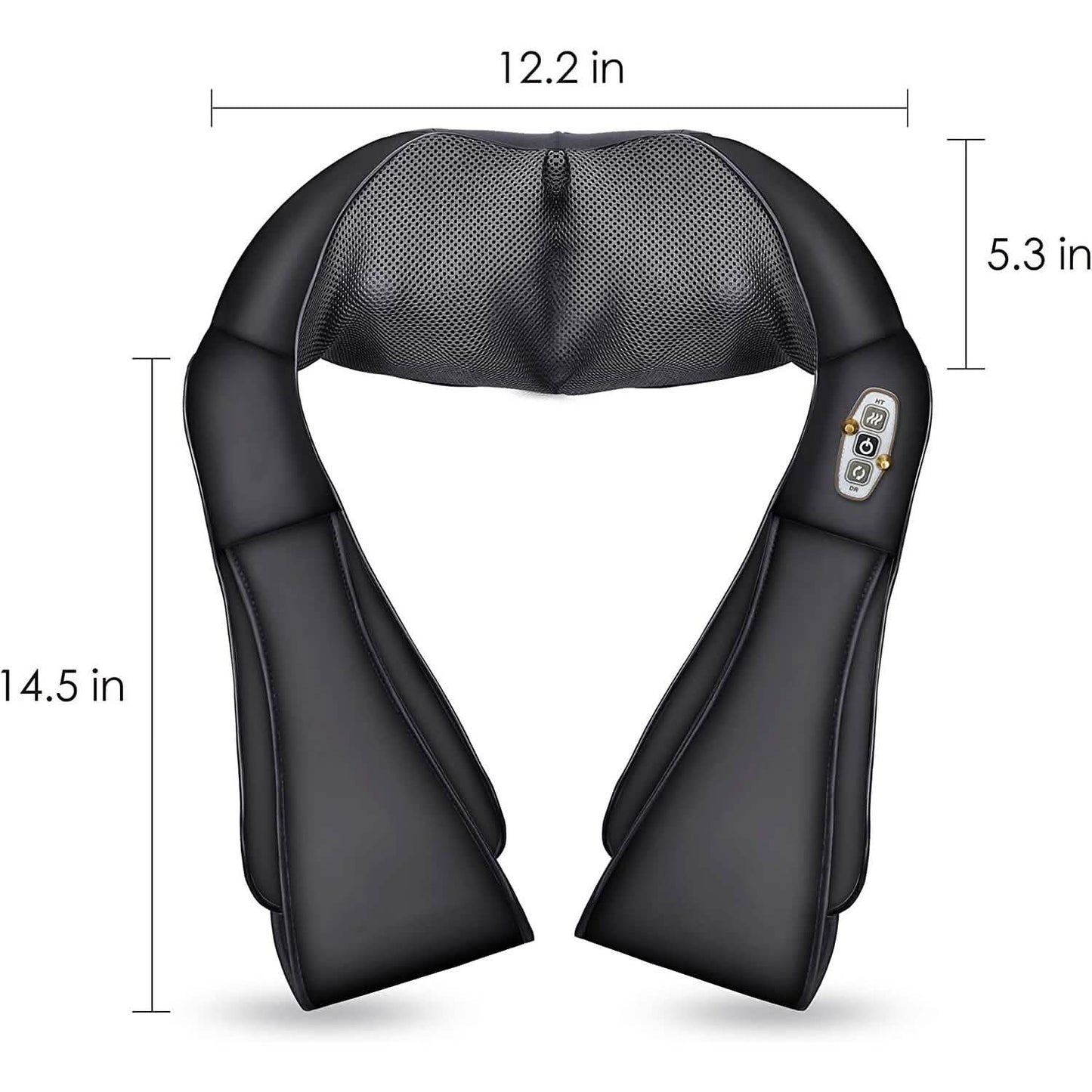 Shiatsu Neck and Shoulder Massager - 4D Back Massager with Heat DailySale