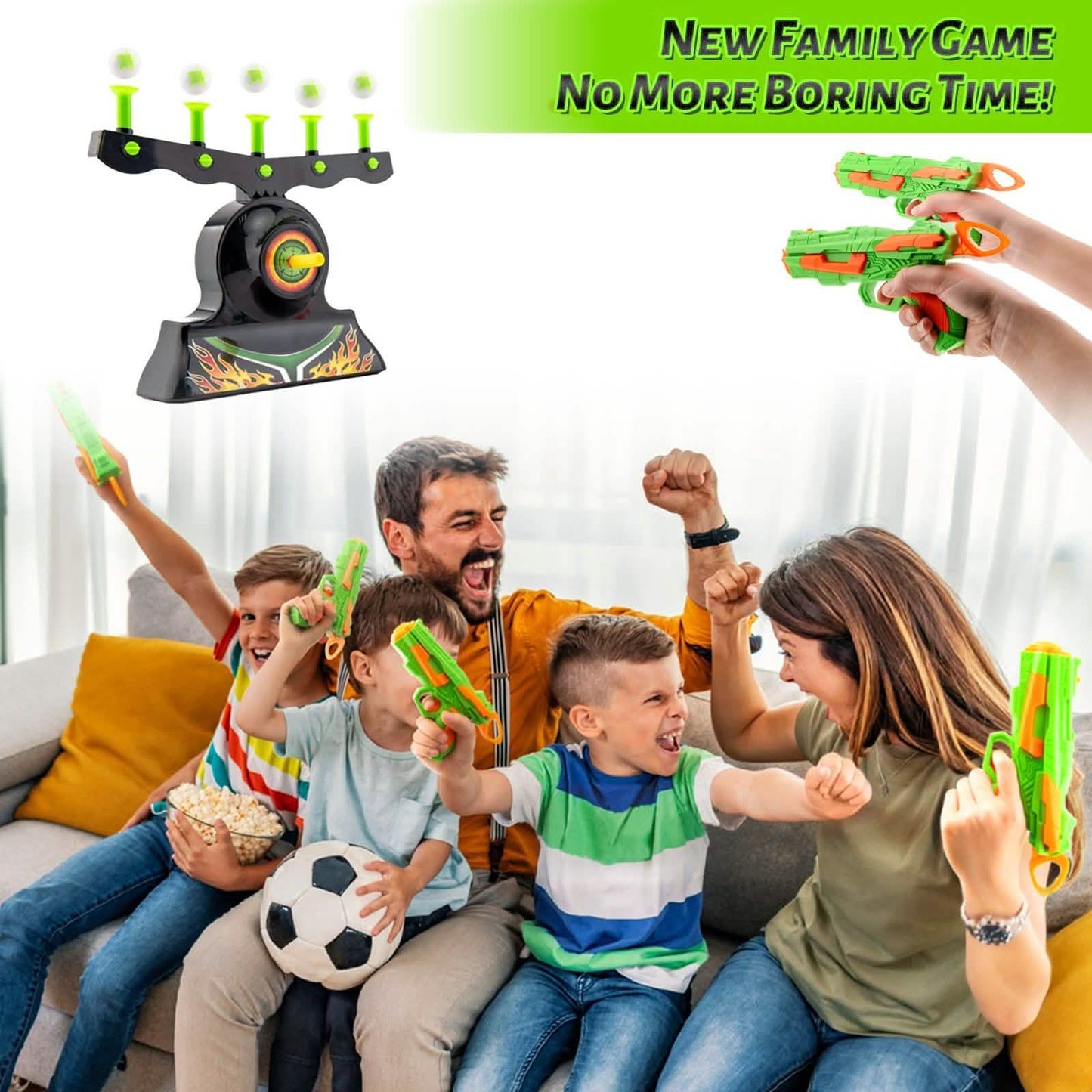 Shooting Targets for Nerf Guns Shooting Game Glow in The Dark Floating Ball DailySale