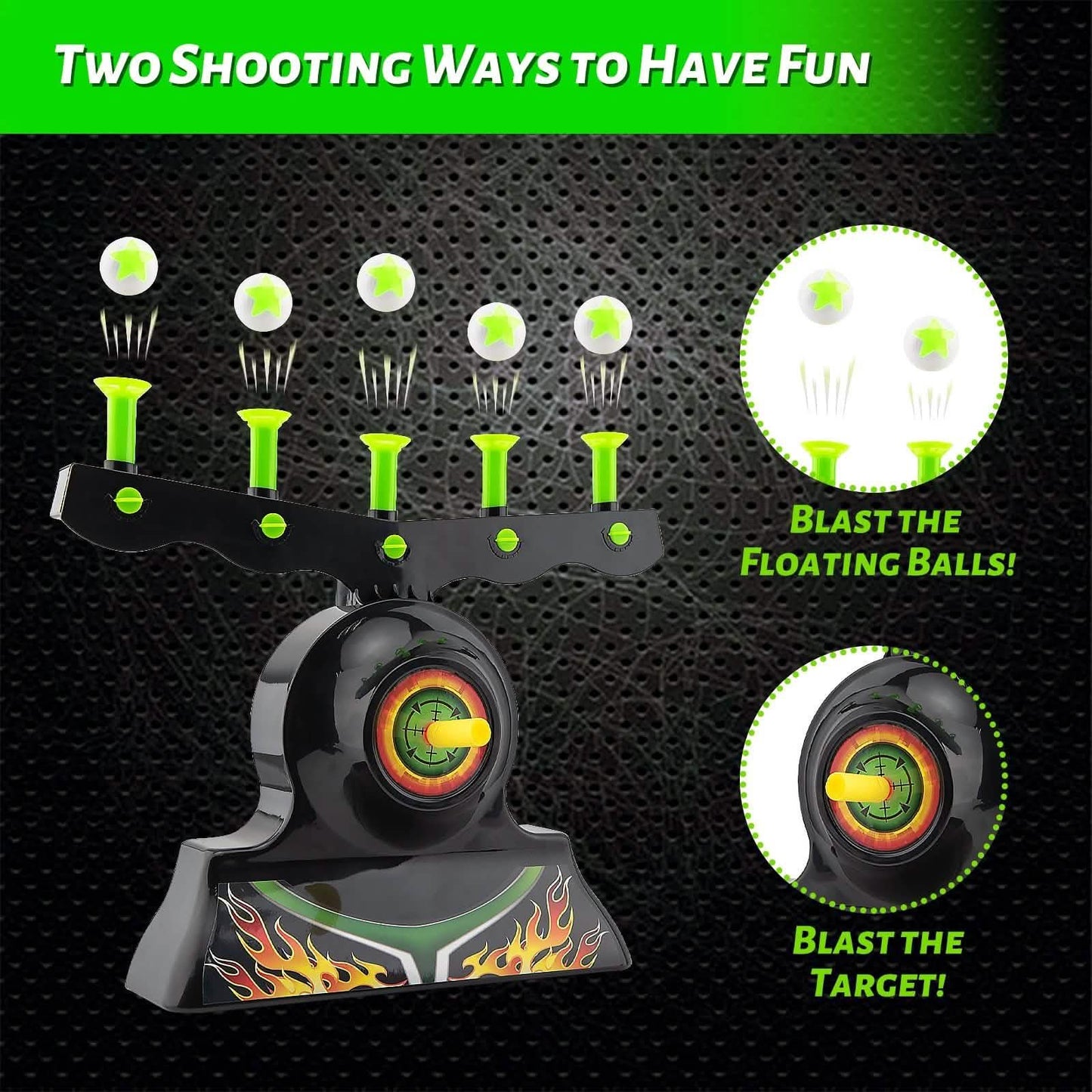 Shooting Targets for Nerf Guns Shooting Game Glow in The Dark Floating Ball DailySale