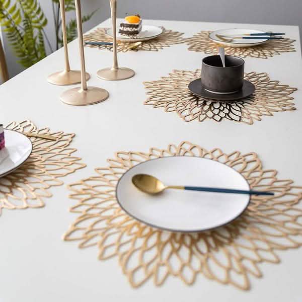 Silver and Gold Decorative Placemats DailySale