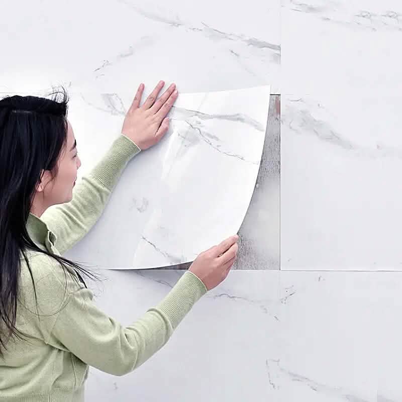Simulated Thick Marble Tile Floor Self-adhesive Sticker DailySale