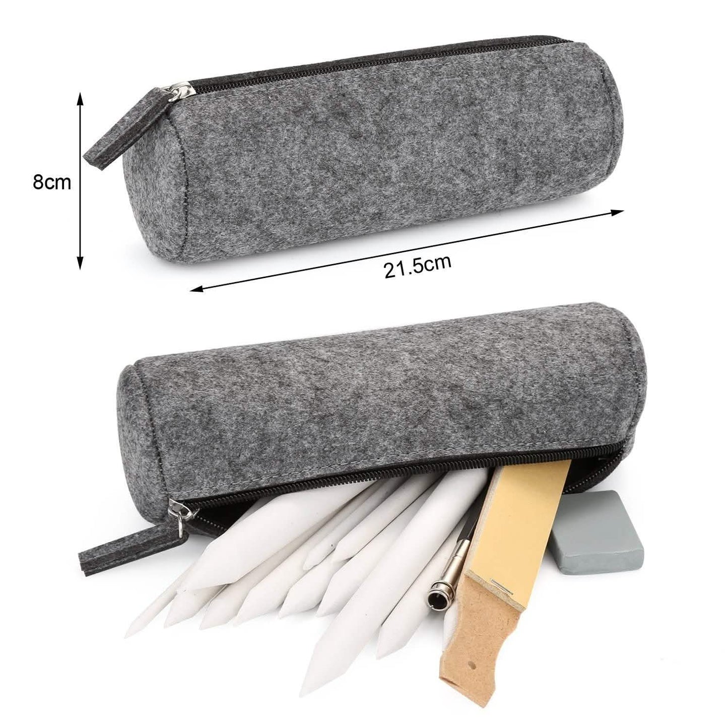 Sketch Drawing Tools Blending Stumps Set Sandpaper Pencil Sharpeners Erasers Bag DailySale