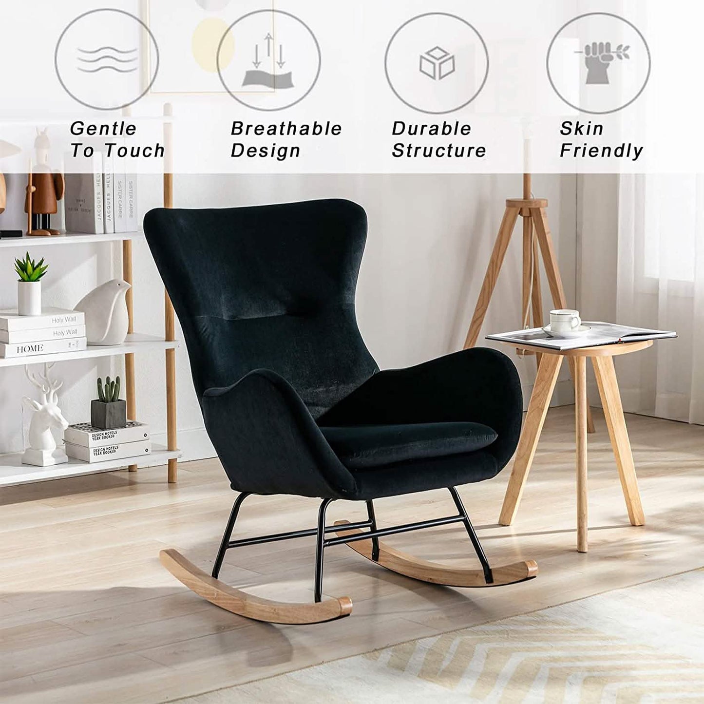 Small Rocking Accent Chair DailySale
