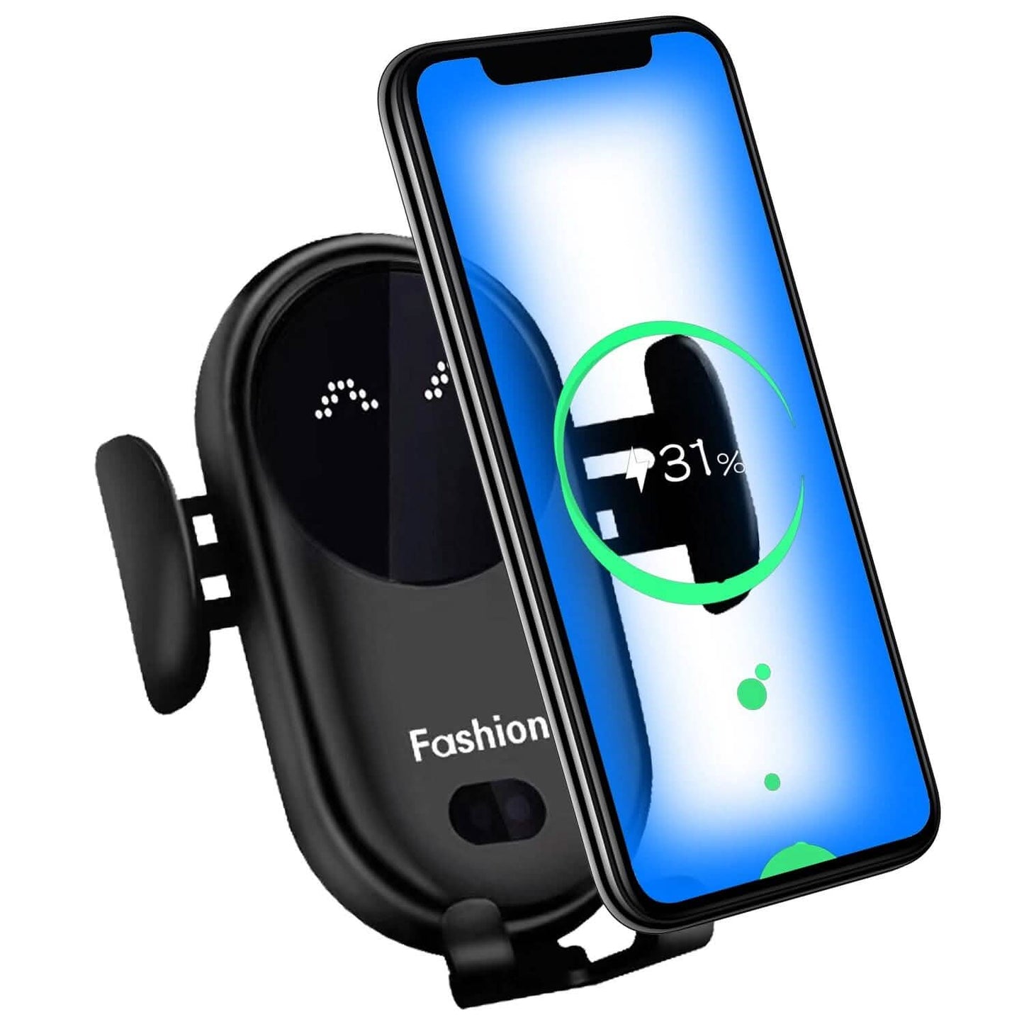 Smart Car Wireless Charger Auto Sensing Phone Holder 10W Qi Fast Charging Air Vent DailySale