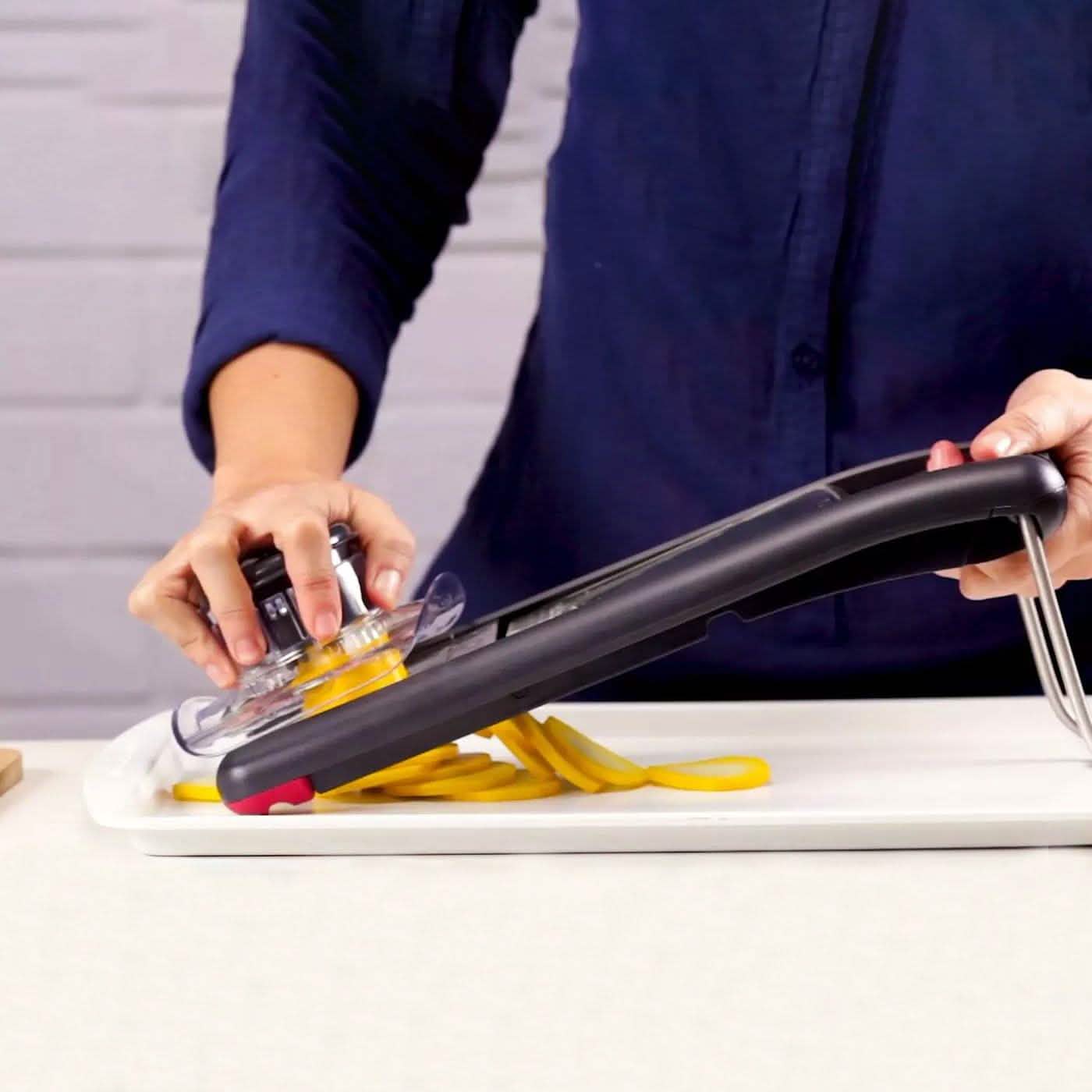 Smartpan Mandoline Slicer with Hidden Blade and Safe Hand Guard DailySale