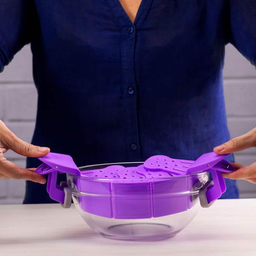 Snapbit Hands-Free Strainer for Pots, Pans & Bowls DailySale