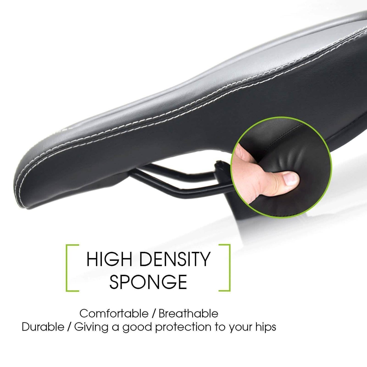 Soft Leather Hollow Bicycle Saddle Seat DailySale