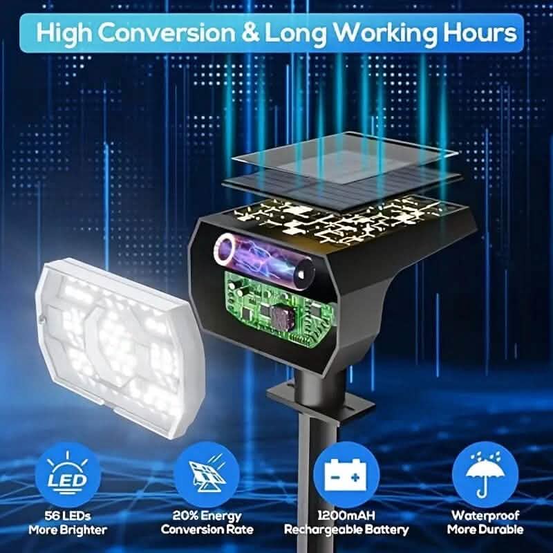 Solar Landscape Outdoor Spotlights DailySale
