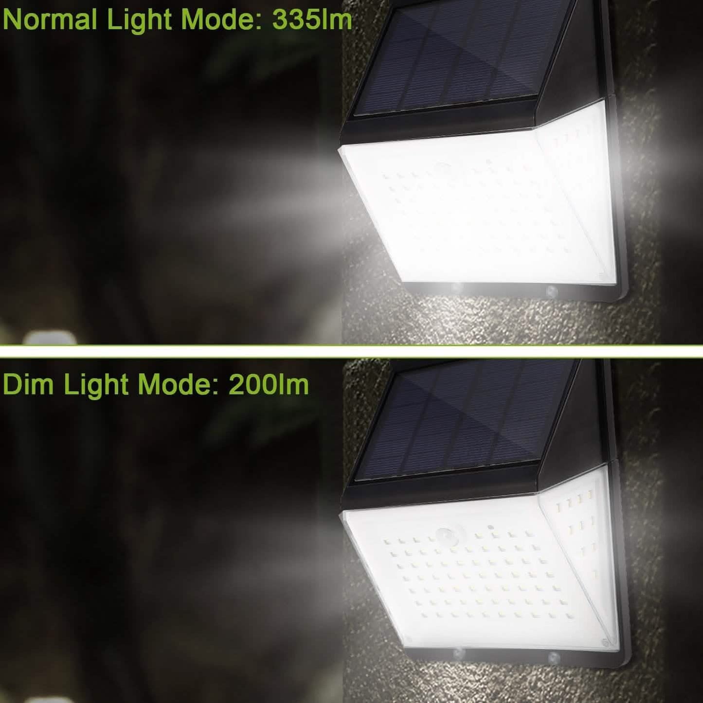 Solar Lights 88 LEDs Outdoor Wall Lamps DailySale