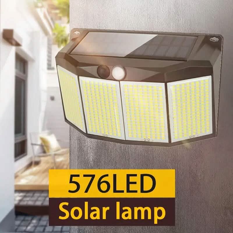 Solar Lights Outdoor 576 LED with Lights Reflector and 3 Lighting Modes DailySale