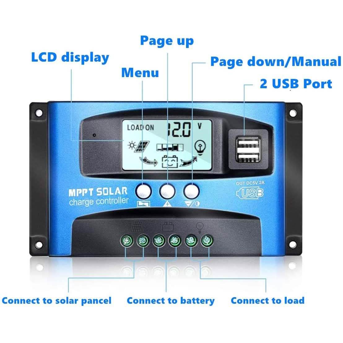 Solar Panel Regulator Charge Controller DailySale