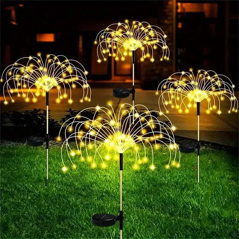 Solar-Powered Garden Lights with 60 LED and 8 Lighting Modes DailySale
