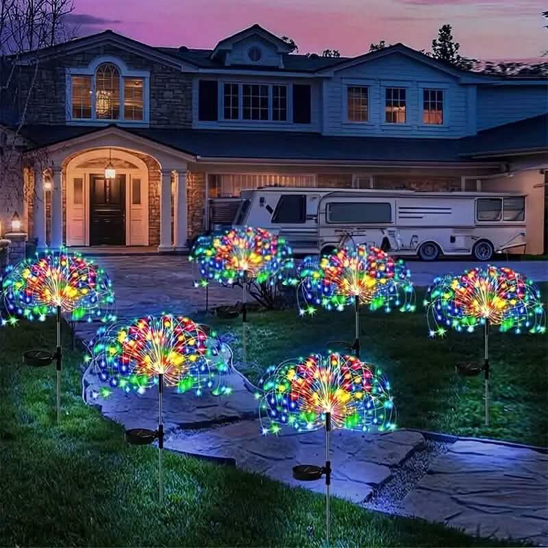 Solar-Powered Garden Lights with 60 LED and 8 Lighting Modes DailySale